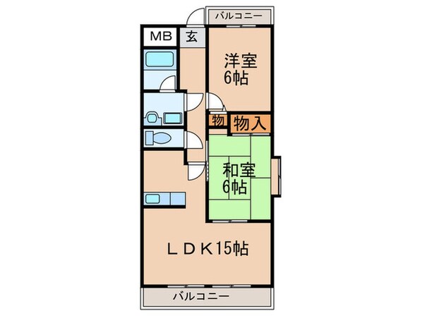 グリ－ンクレスト南山の物件間取画像